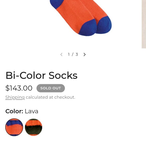 Peruvian connection Bi-Color Long Socks - Picture 2 of 8